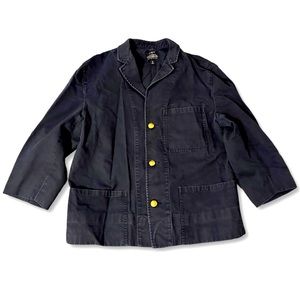 J. Crew Men’s Dress Jacket Denim Navy Blue Size M